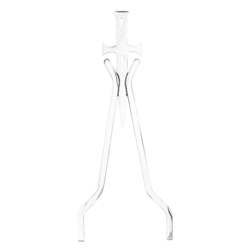 CYCLE VISIONS DAGGERTUDE STICK SISSY BAR 18&quot;, CHROME CHROME. 18&quot; TALL. 968245