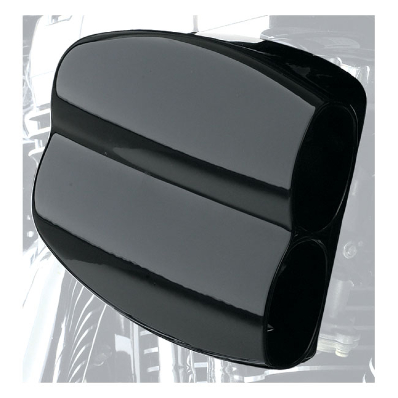 CYCLE VISIONS, MOFLOW AIR CLEANER ASSEMBLY. GLOSS BLACK 968280