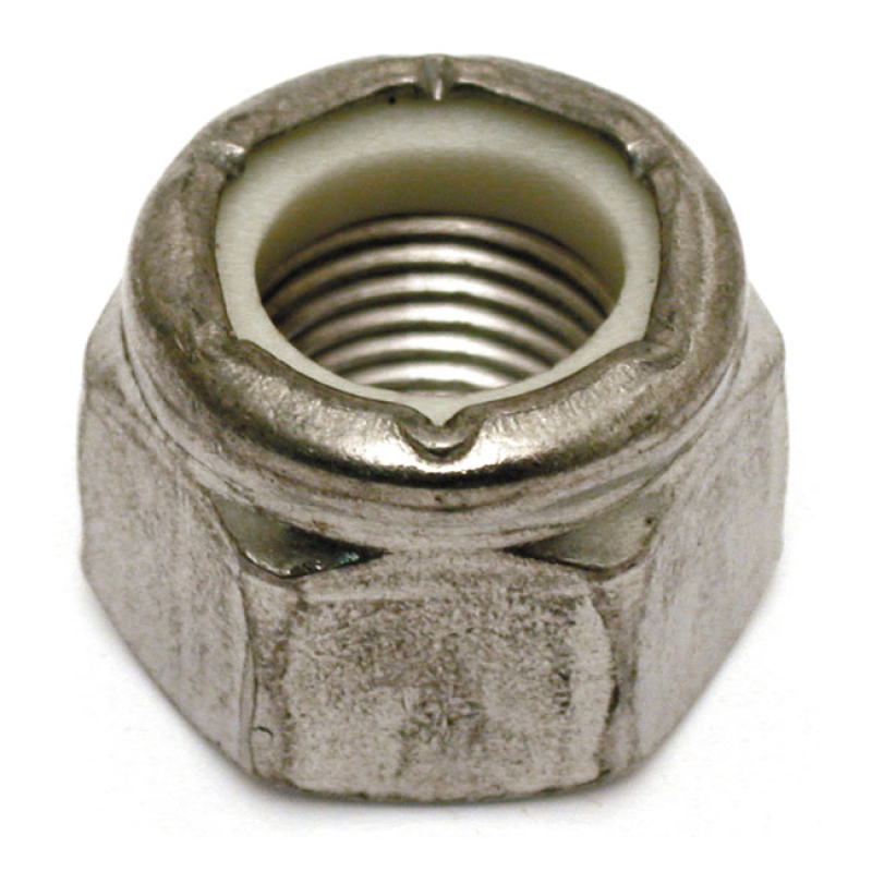 1/2-20 LOCKNUT STAINLESS FRONT AXLE; 1/2&quot;-20 THREADED 969555