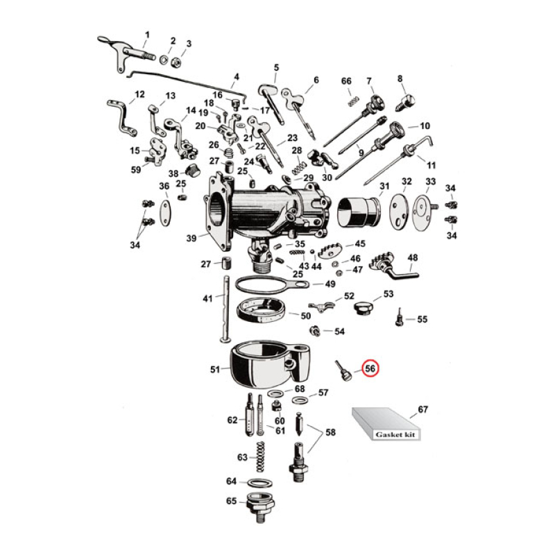 PIN, FLOAT LEVER 970238