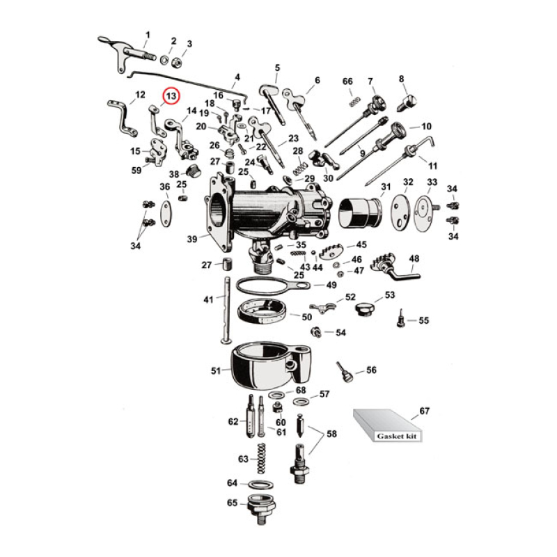 THROTTLE LEVER ARM KIT 970255