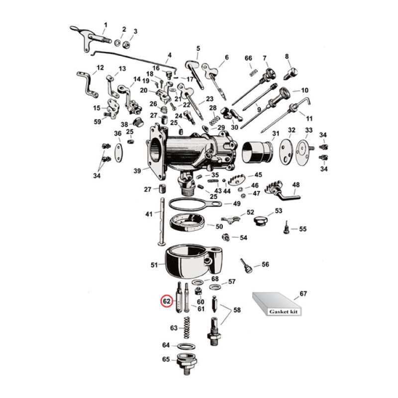 MAIN NOZZLE SIDEVALVE LINKERT CARBS 970271