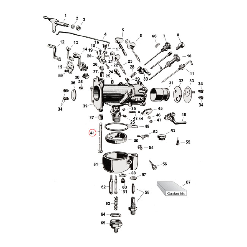 THROTTLE SHAFT 970396