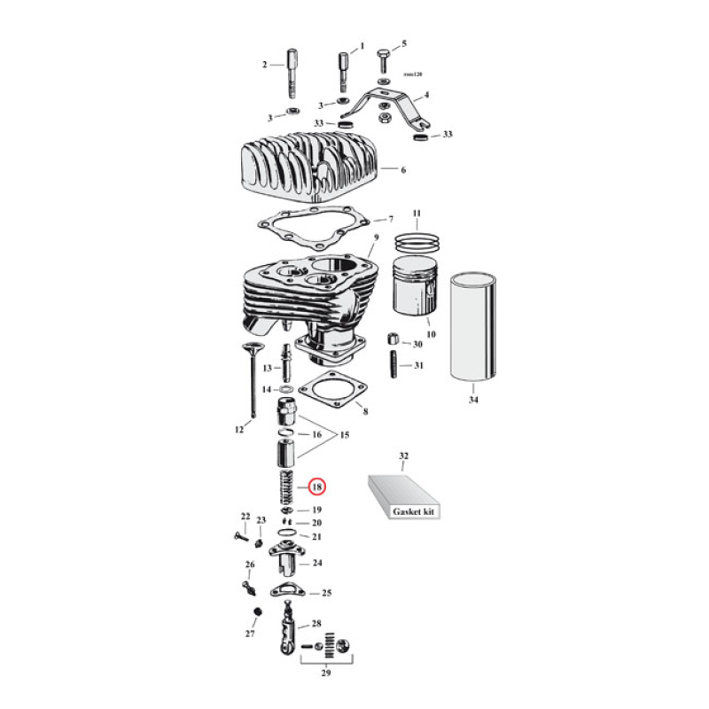 VALVE SPRING SET 971197