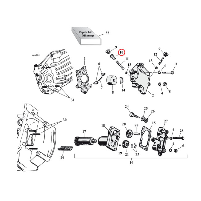 ADJUSTING SCREW, BY-PASS VALVE 971229