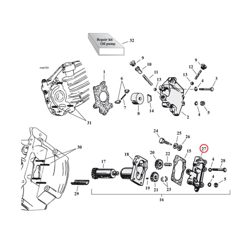 COVER, SCAVENGER PUMP 971239