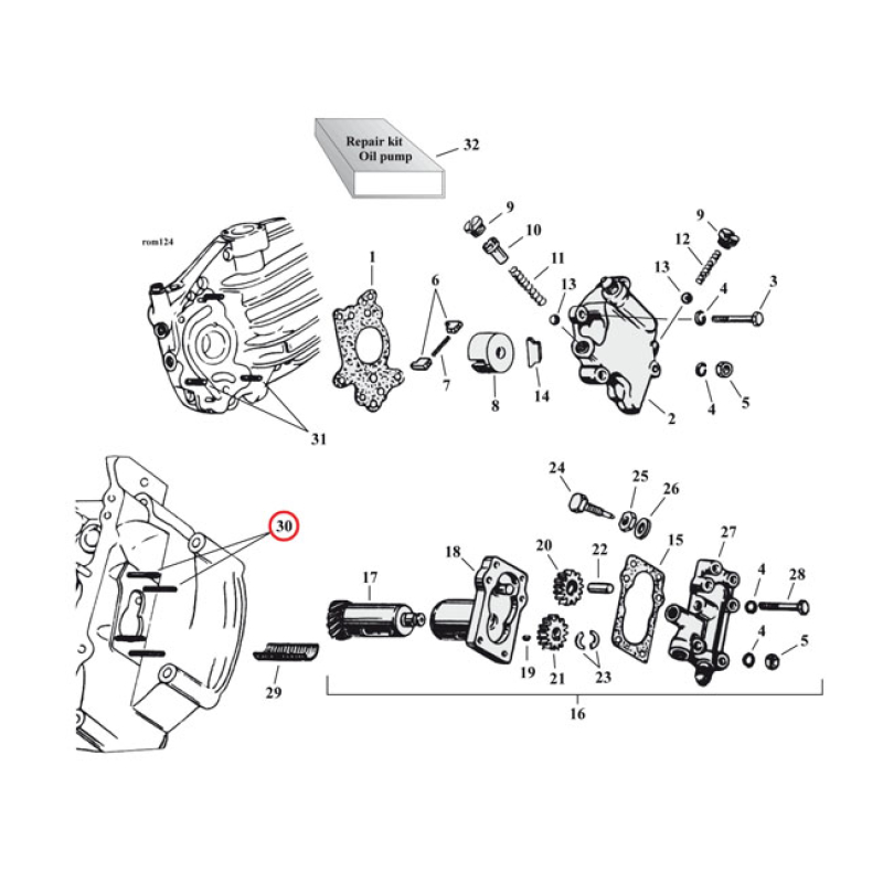 STUD, SCAVENGER PUMP 971241