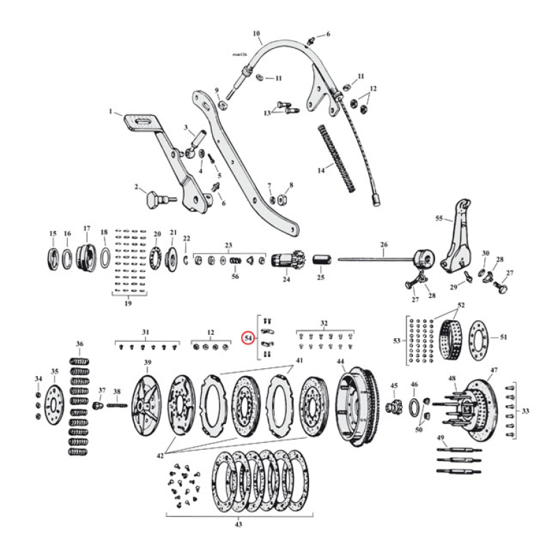 BUFFER ASSY, CLUTCH DISC 1 USED, STEEL CLUTCH PLATE ANTI-VIBRATION BUF 971296