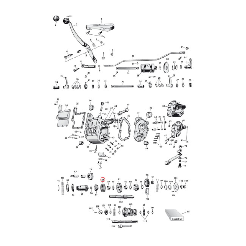 2ND GEAR, TRANSM. 18T 971383