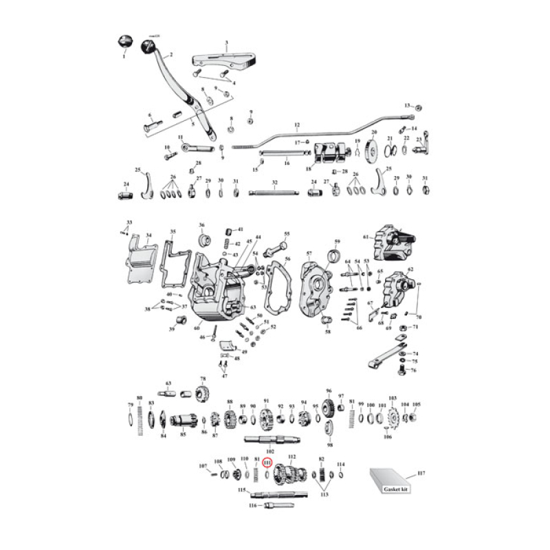THRUSTWASHER, OUTER TRANSM. BEAR. RIGHT 971412