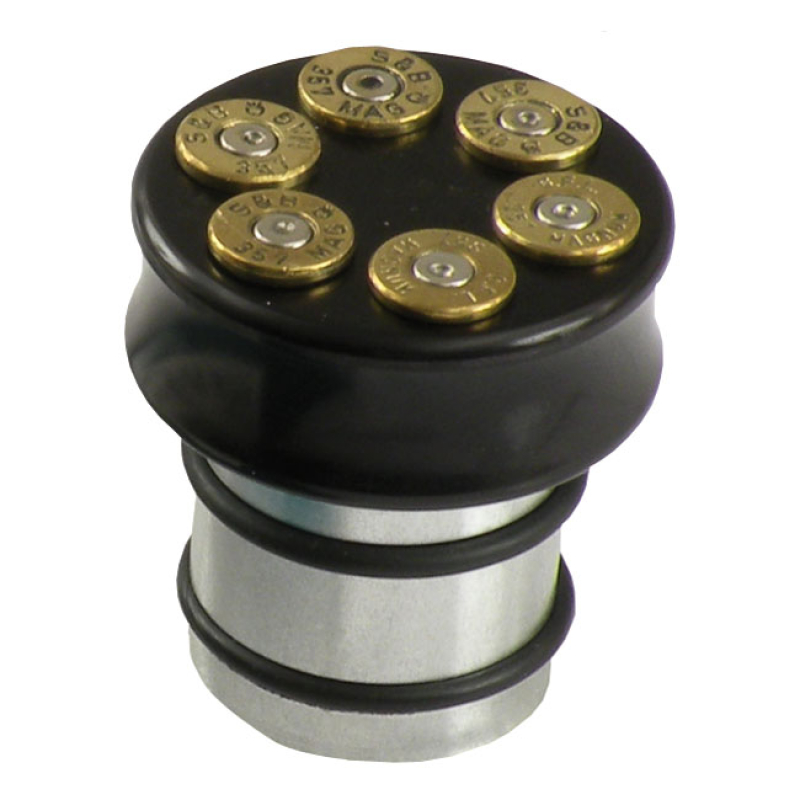 CVP, OIL TANK FILL PLUG, NO DIPSTICK. BULLET. BLACK BLACK POWDER COATE 973001
