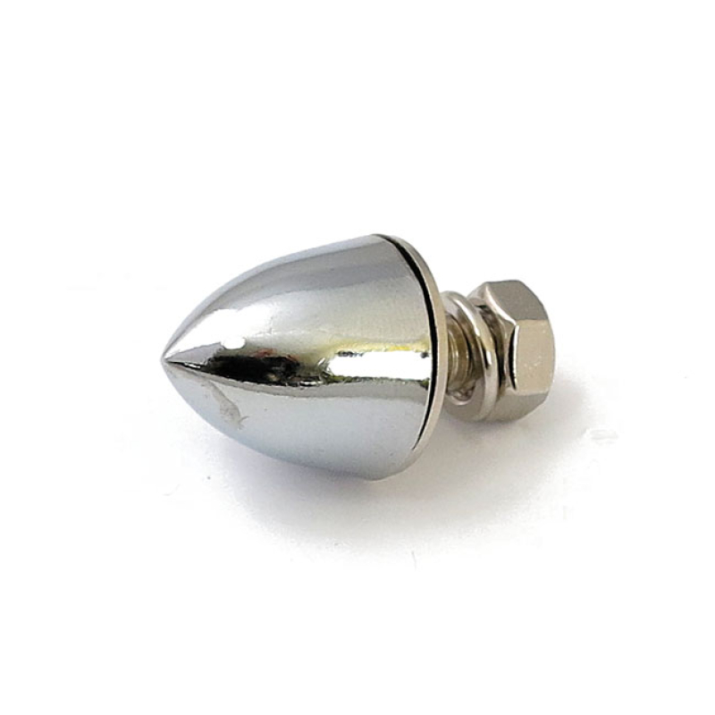 SMOOTH KROMMETS. CHROME CHROME PLATED STEEL. 1/4-20 THREADED. INCL. SP 977578