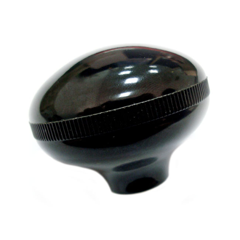 SHIFT LEVER KNOB. BLACK. LARGE DIAMETER 50MM. 3/8&quot;-24 THREADED. BLACK 977587