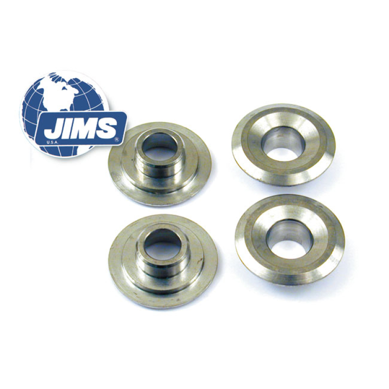 JIMS, UPPER VALVE SPRING COLLARS. TITANIUM COMPATIBLE WITH 1.437&quot; - 1. 978090