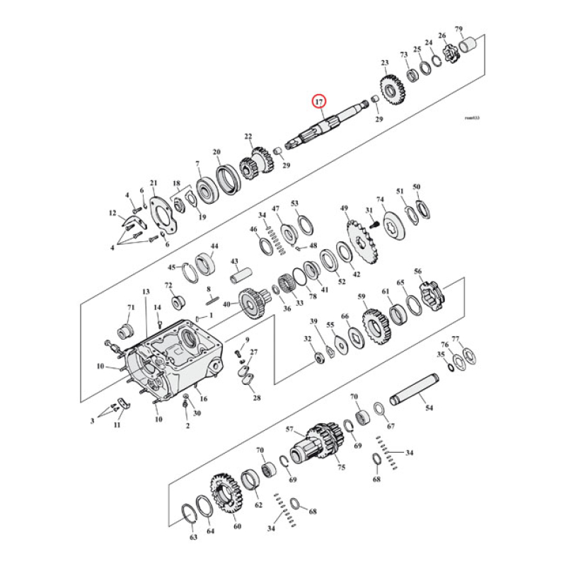 ANDREWS MAINSHAFT TRANSM. 978503