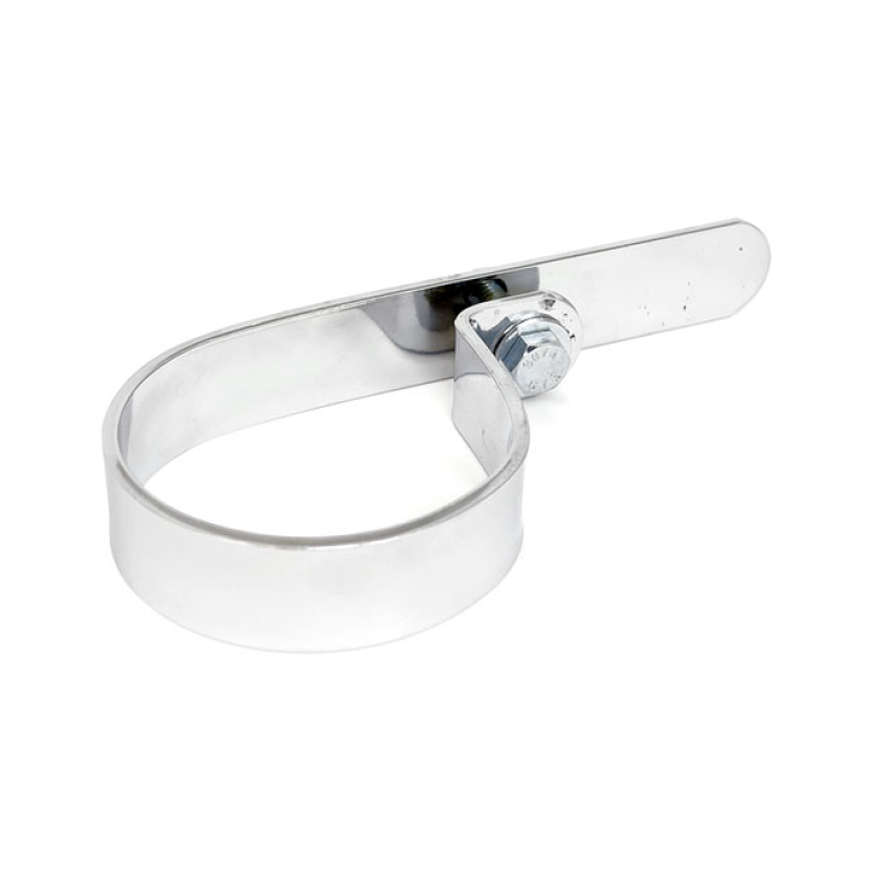 PAUGHCO, MUFFLER P-CLAMP 3&quot; CHROME CHROME PLATED UNIVERSAL P-CLAMP, MA 980179