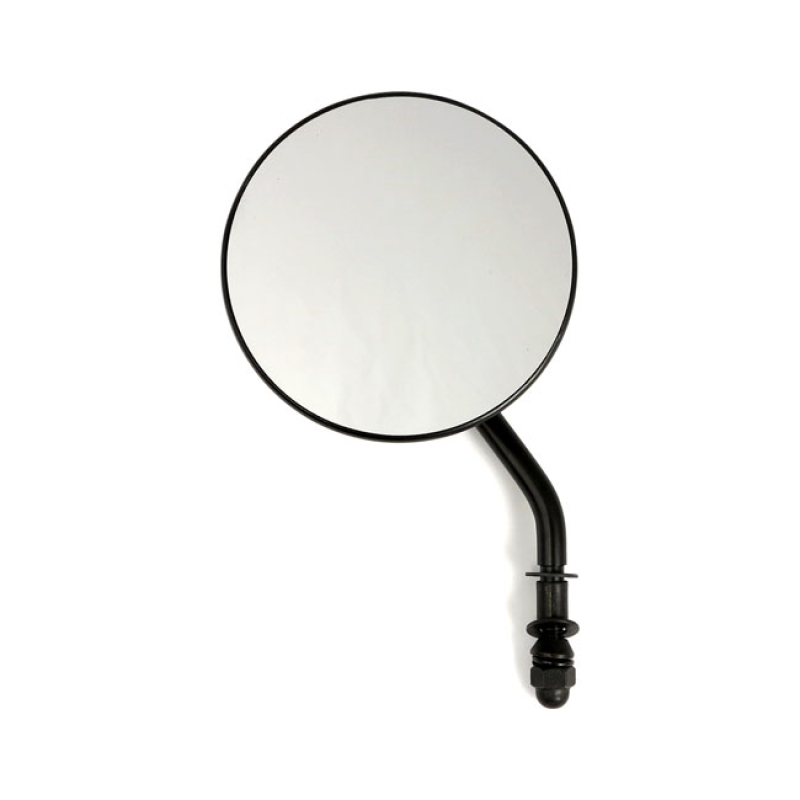 4&quot; ROUND CUSTOM MIRROR, LEFT. BLACK 980485