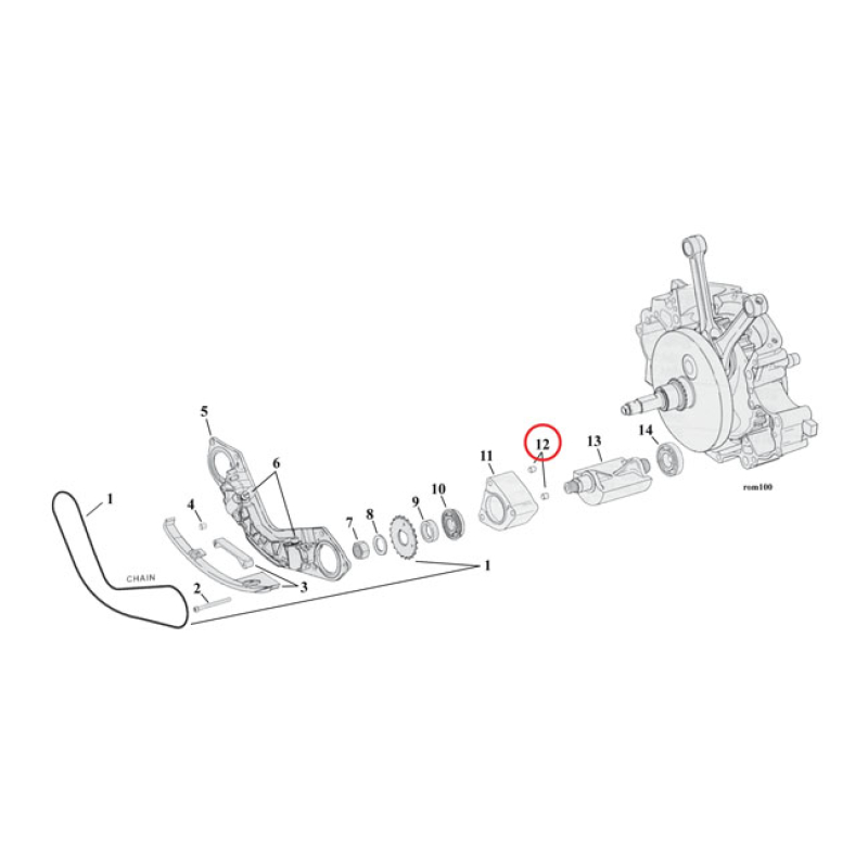 DOWEL PIN MULTIPLE APPLICATIONS. PRIMARY HOUSING, BALANCE SHAFT AND TR 981194
