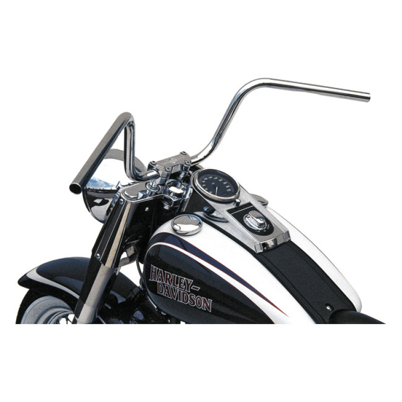 TRW 1&quot; APEHANGER HANDLEBAR CHROME 10&quot; RISE ABE CHROME. ABE APPROVED. 981224