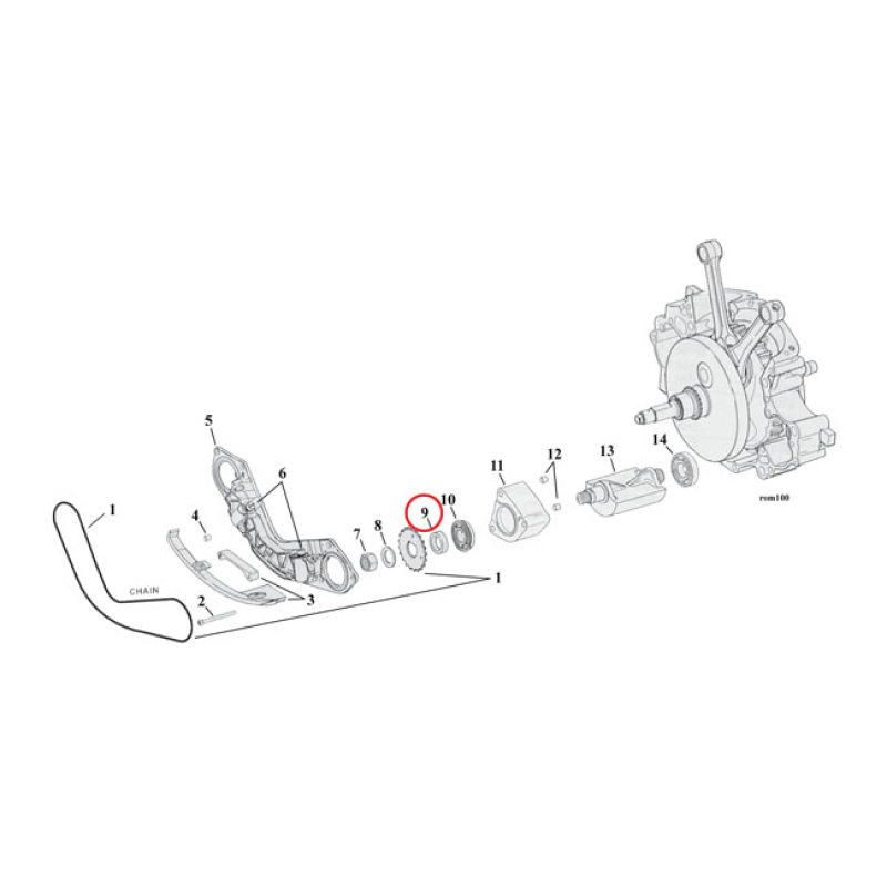 SPACER, BALANCER SPROCKET .150&quot; 981244