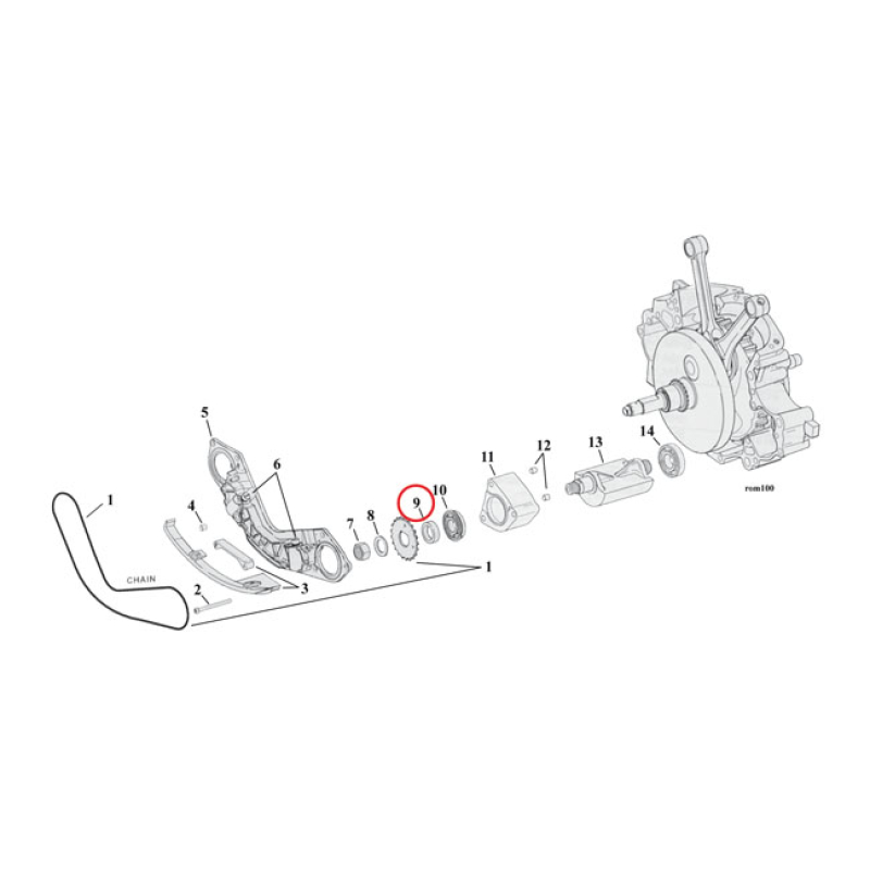 SPACER, BALANCER SPROCKET .160&quot; 981245