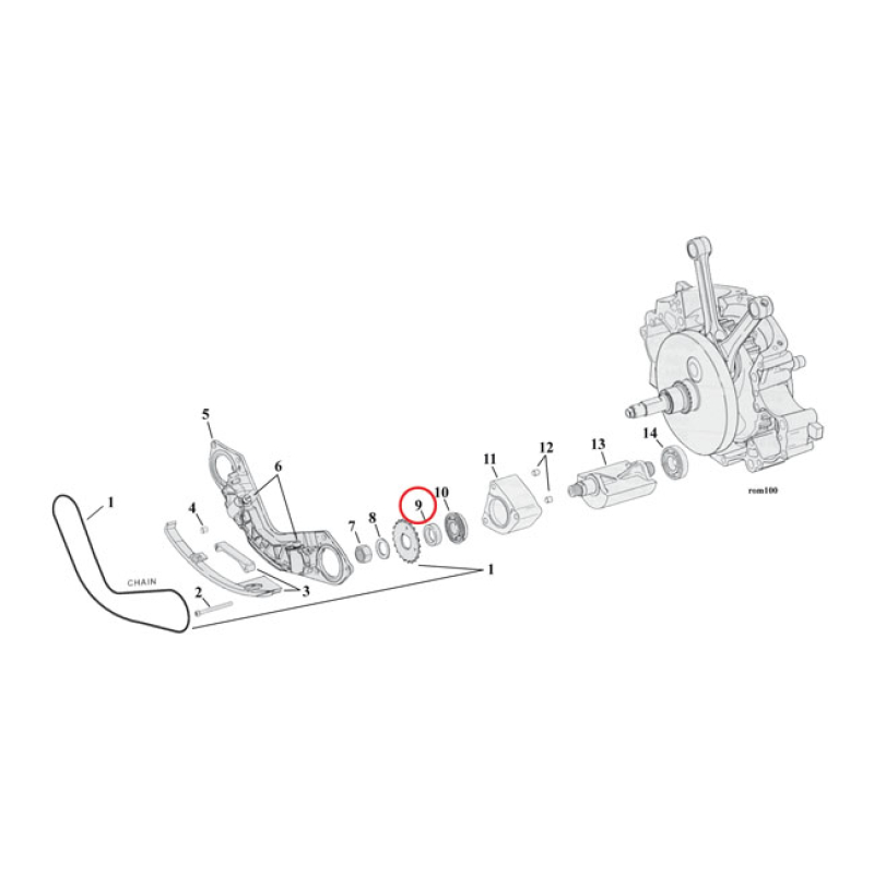 SPACER, BALANCER SPROCKET .210&quot; 981248