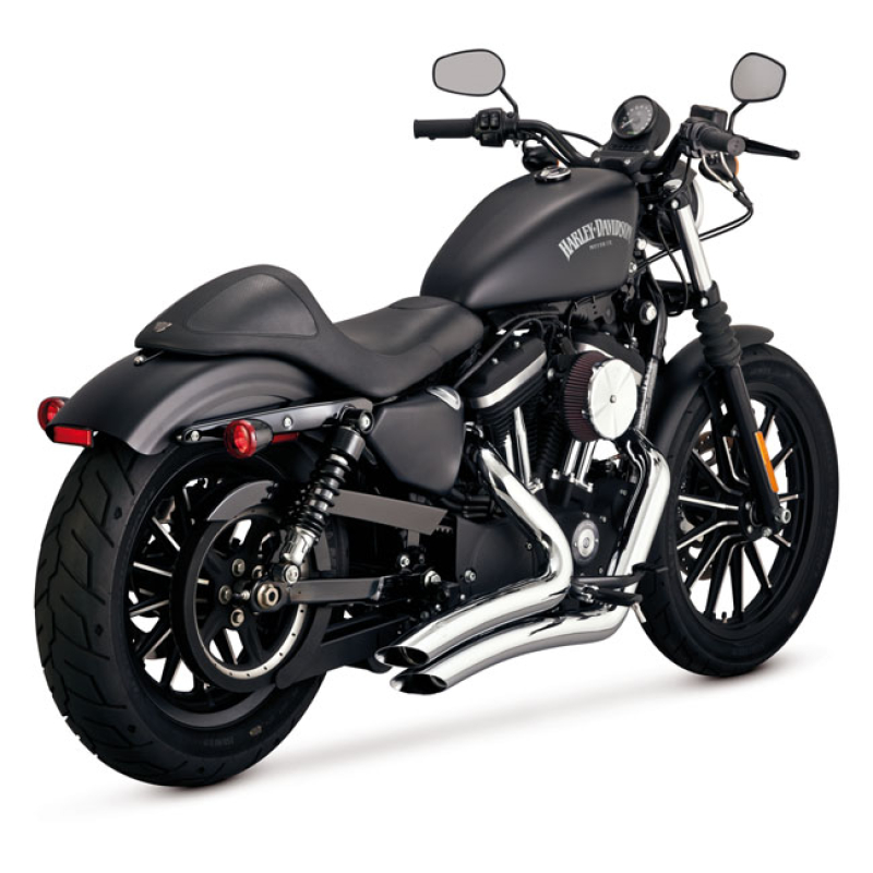 VANCE & HINES, 2-1/2&quot; BIG RADIUS 2-2 EXHAUST. CHROMECHROME. STREAMLIN 981972