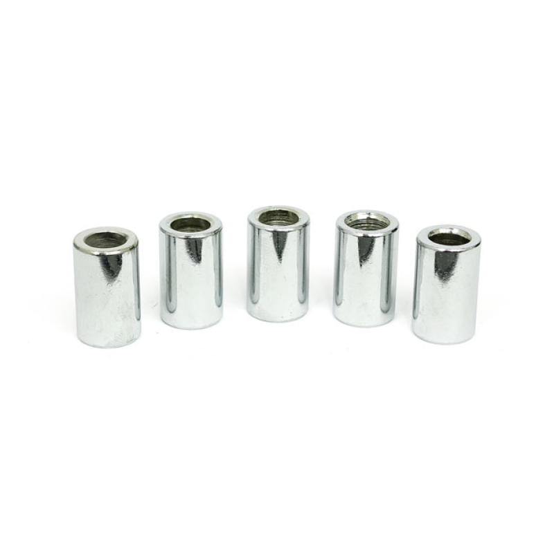 CHROME SPACERS - 25 PACK 3/8 ID, 5/8 OD, 1&quot; LONG 985593