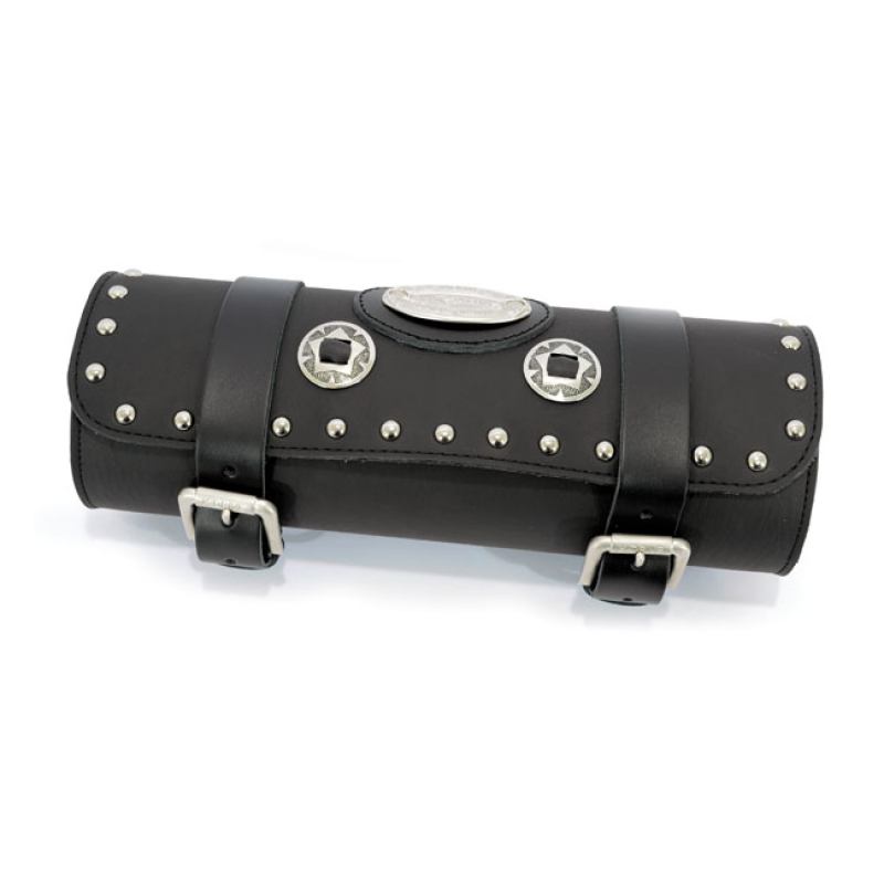 LONGRIDE, GENUINE LEATHER TOOL ROLL 2.8L. STUDDED BLACK 986387