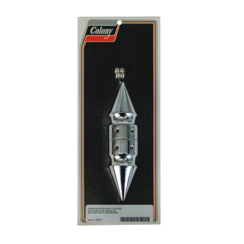 COLONY REAR AXLE COVERS CHROME, PIKE 989047