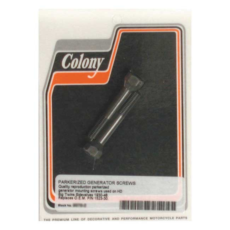 COLONY GENERATOR MOUNT KIT, OEM STYLE PARKERIZED, 1/4-24 THREADED 989220