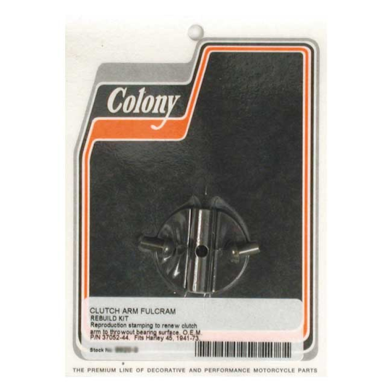 COLONY, CLUTCH ARM FULCRUM REBUILD KIT EXACT REPRODUCTION STAMPING.  U 989316