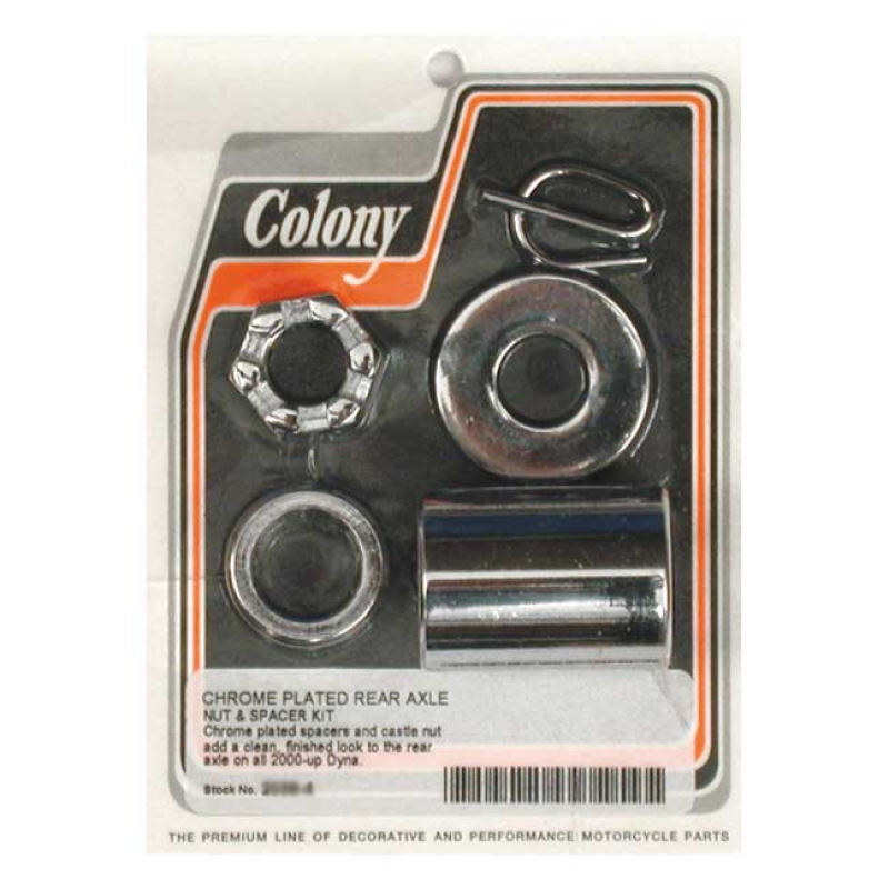 COLONY AXLE SPACER KIT REAR, SMOOTH 989460