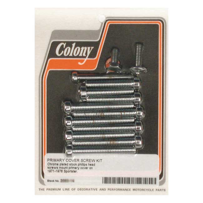 COLONY PRIMARY MOUNT KIT ALLEN HEAD, CHROME FITS PRIMARY COVER, INSPEC 989523