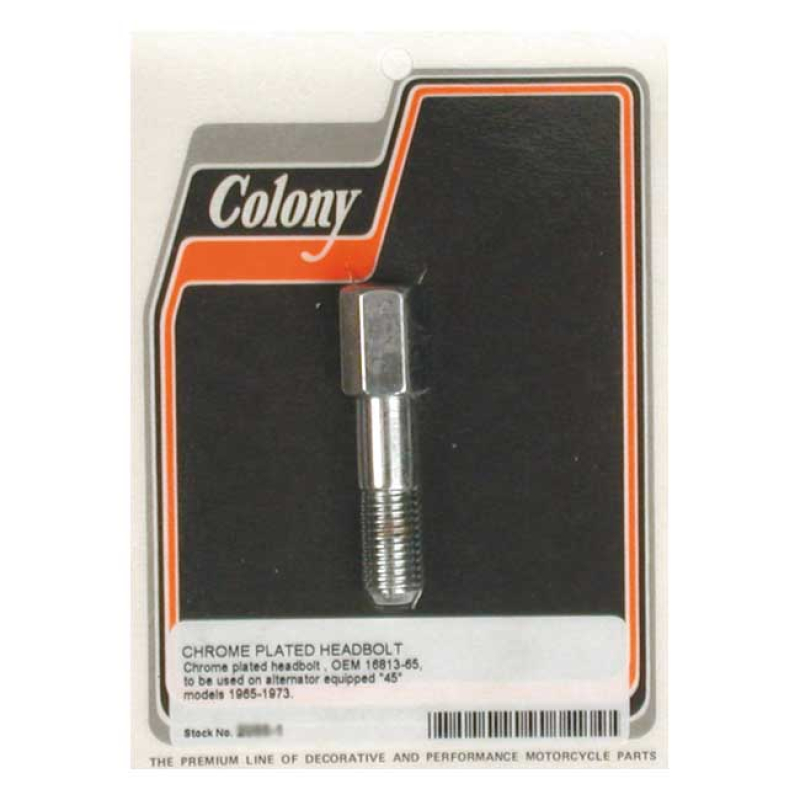 COLONY HEAD BOLT CHROME. OEM REPRODUCTION STYLE. REPL. 16813-65. 989625