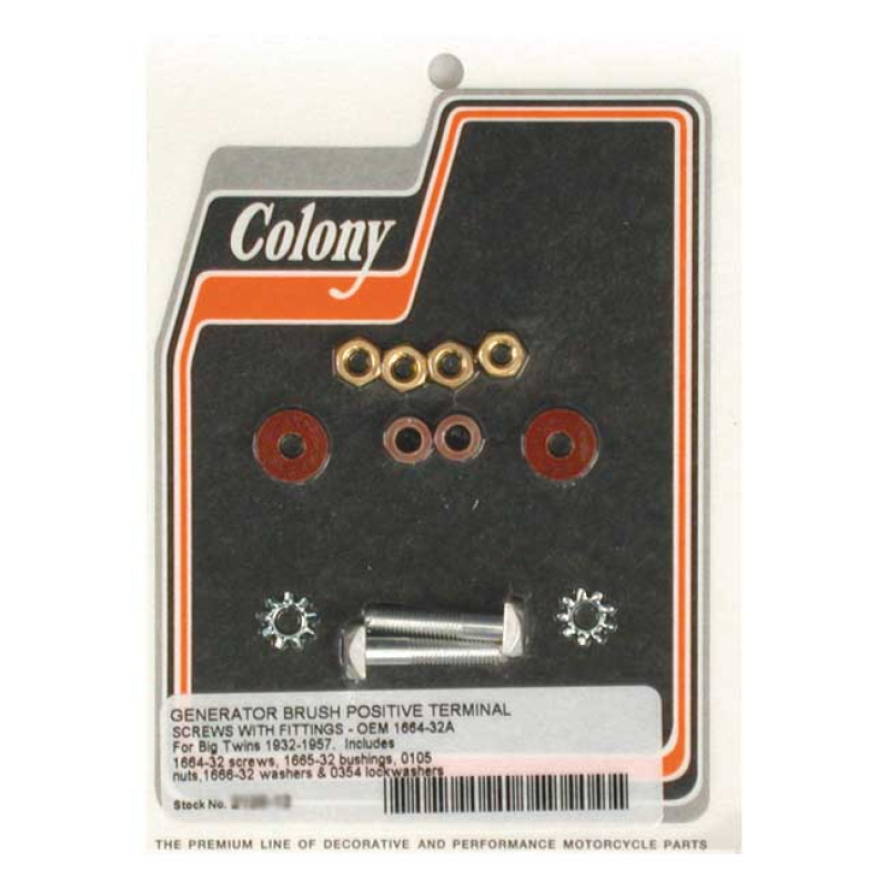 COLONY GENERATOR TERMINAL POS.SCREW KIT 989657