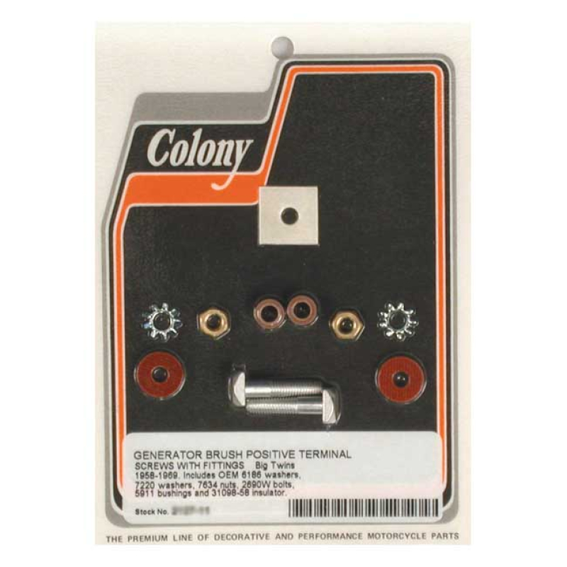 COLONY GENERATOR TERMINAL POS. SCREW KT 989658