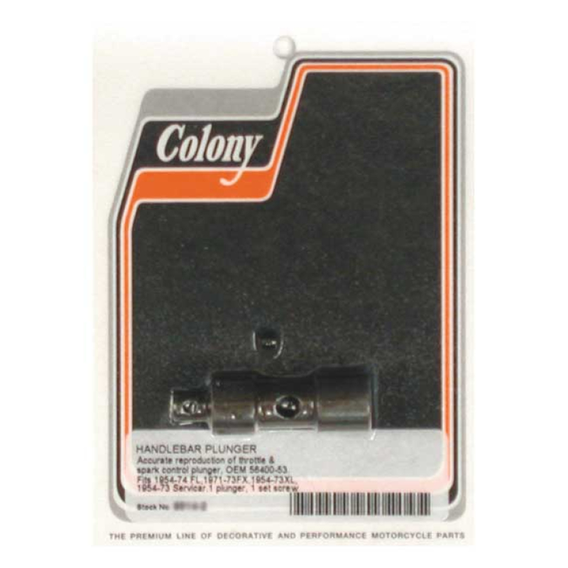COLONY HANDLEBAR PLUNGER REPRODUCTION FOR THROTTLE & SPARK PLUNGER 989776