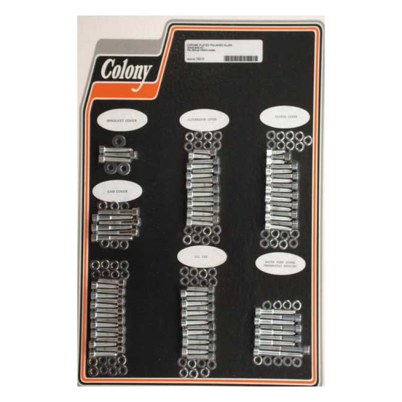 COLONY MOTOR SHOWBIKE KIT POLISHED CHROME ALLEN 990233