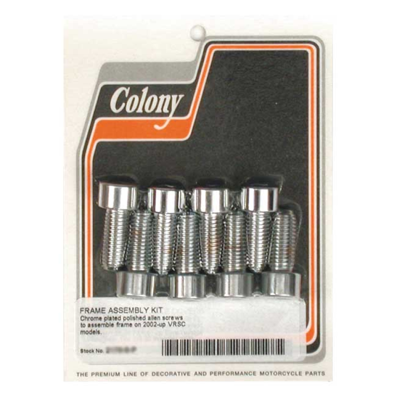 COLONY FRAME ASSY KIT POLISHED CHROME ALLEN 990255