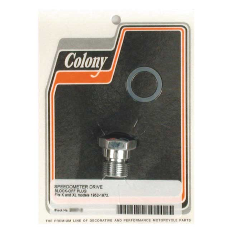 COLONY SPEEDO DRIVE BLOCK-OFF PLUG 990290