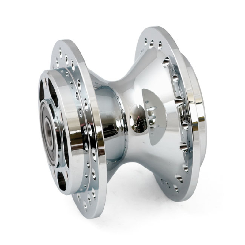 FRONT WHEEL HUB, CHROME 991241