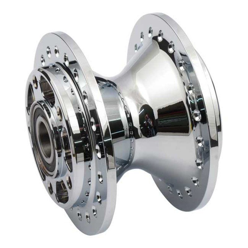 FRONT WHEEL HUB, CHROME 991246