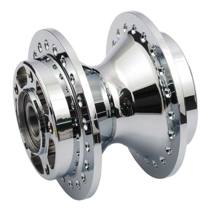 FRONT WHEEL HUB, CHROME 991248