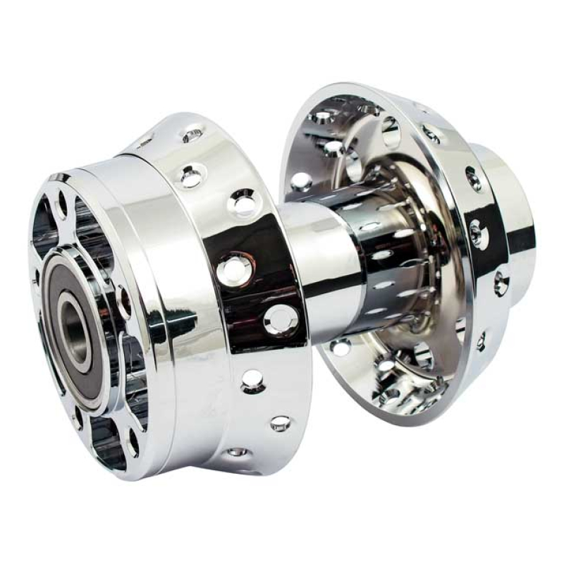 FRONT WHEEL HUB, CHROME 991253