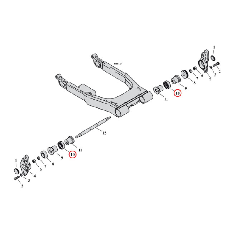 BEARING, SWINGARM ( 2 PC. ) 996496