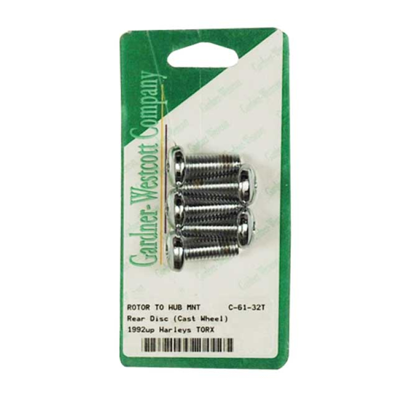 BRAKE ROTOR BOLT KIT, FLATHEAD TORX 997405
