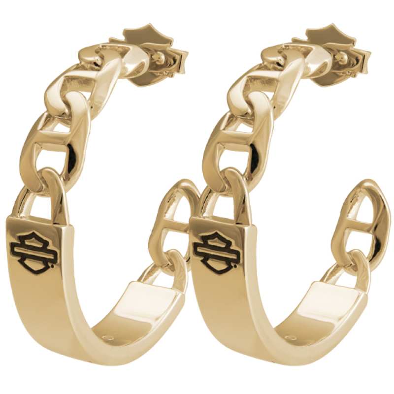 H-D GOLD B&S CHAIN HOOP KORVAKORUT HSE0019